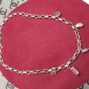 925 Silver Chain with 5 Charms